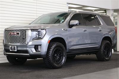 2022 GMC Yukon Denali  3.0L DURAMAX DIESEL 10SP AUTO LIFTED 4X4 35 " A/T TIRES FUEL OFF ROAD WHEELS POWER RUNNING BOARDS ONLY 57K MILES 1 OWNER LOCAL RIG - Photo 1 - Portland, OR 97230