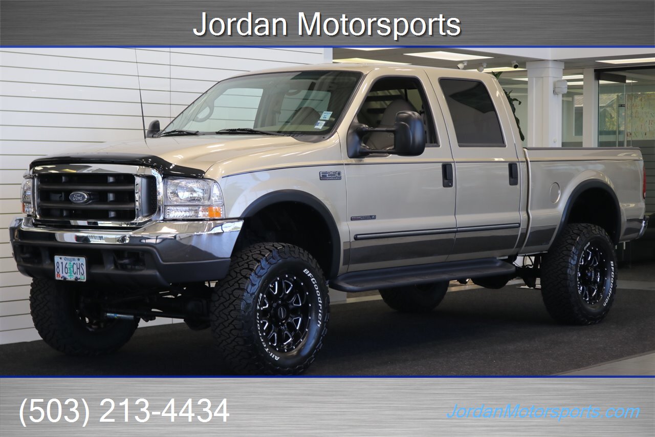 2000 Ford F-250 Lariat 100% RUST FREE* NEW CALIPERS-BRAKES-ROTORS-COOLANT FLUSH-BATTERIES-ALTERNATOR-AC CHARGE-FLUIDS-DOOR LOCK ACTUATORS* EDGE MONITOR-AFE INTAKE-4 "EXHAUST* NEW 35 "BFG KO3 10-PLYS*SPRAY IN BED LINER - Photo 1 - Portland, OR 97230
