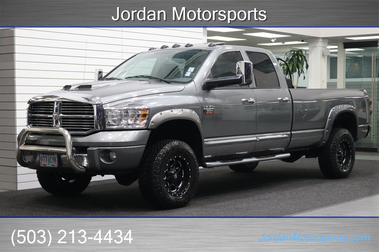 2007 Dodge Ram 3500 Laramie  1-OWNER* 100% RUST FREE* EDGE TUNER* EXTRA FUEL TANK IN BED* REAR AIR BAGS W/ONBOARD AIR COMPRESSOR* NEW WHEELS & 10-PLY TIRES* INTAKE* SPRAY IN BED LINER* LED BULBS* 2-KEYS W/ALARM - Photo 1 - Portland, OR 97230