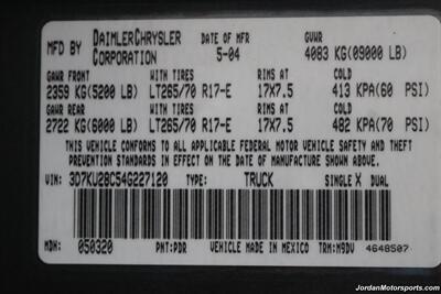 2004 Dodge Ram 2500 SLT  5.9L HIGH OUTPUT W/ 6-SPEED MANUAL* LONG BED* REAR AIR LIFT AIRBAGS W/ ONBOARD COMPRESSOR* NEW 35 " FALKEN WILD PEAK 10-PLYS W/20 "WHEELS* 3.5 "LEVEL KITNEW BALL JOINTS - Photo 95 - Portland, OR 97230