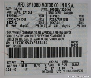 2000 Ford Ranger XLT 4X4 STEP SIDE SUPER CAB V6 AUTO W/ONLY 50K ORIGINAL 1 OWNER MILES RUST & ACCIDENT FREE 2001 2002 - Photo 87 - Portland, OR 97230