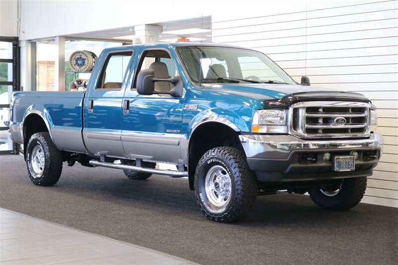 2002 Ford F-350 Super Duty Lariat 4dr Crew Cab Lariat 1-OWNER* NEVER HAD 5TH WHEEL-GOOSENECK* 0-RUST* ALL BOOKS-SERVICE RECORDS SINCE NEW-KEYS-WINDOW STICKER* NEW 2.5 "LEVEL LIFT W/ NEW 33 "BFG KO3s & BILSTEIN 5100s/ NEW BRAKES - ROTORS - Photo 2 - Portland, OR 97230