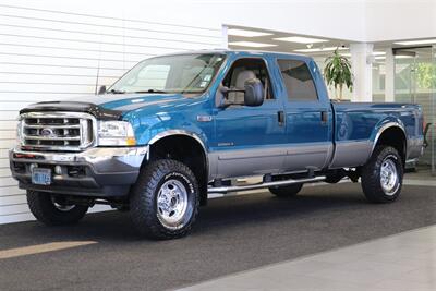 2002 Ford F-350 Super Duty Lariat 4dr Crew Cab Lariat 1-OWNER* NEVER HAD 5TH WHEEL-GOOSENECK* 0-RUST* ALL BOOKS-SERVICE RECORDS SINCE NEW-KEYS-WINDOW STICKER* NEW 2.5 "LEVEL LIFT W/ NEW 33 "BFG KO3s & BILSTEIN 5100s/ NEW BRAKES - ROTORS - Photo 1 - Portland, OR 97230