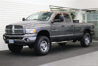 2003 Dodge Ram 3500 Laramie  1-OWNER* 100% RUST FREE* 5.9L LONG BED W/ 6-SPEED MANUAL TRANS* 82K ACTUAL MILES* PACBRAKE EXHAUST BRAKE* BANKS POWER PACKAGE* SPRAY IN BED LINER* REAR AIR BAGS* NEW BILSTEIN 5100 SERIES SHOCKS - Photo 3 - Portland, OR 97230
