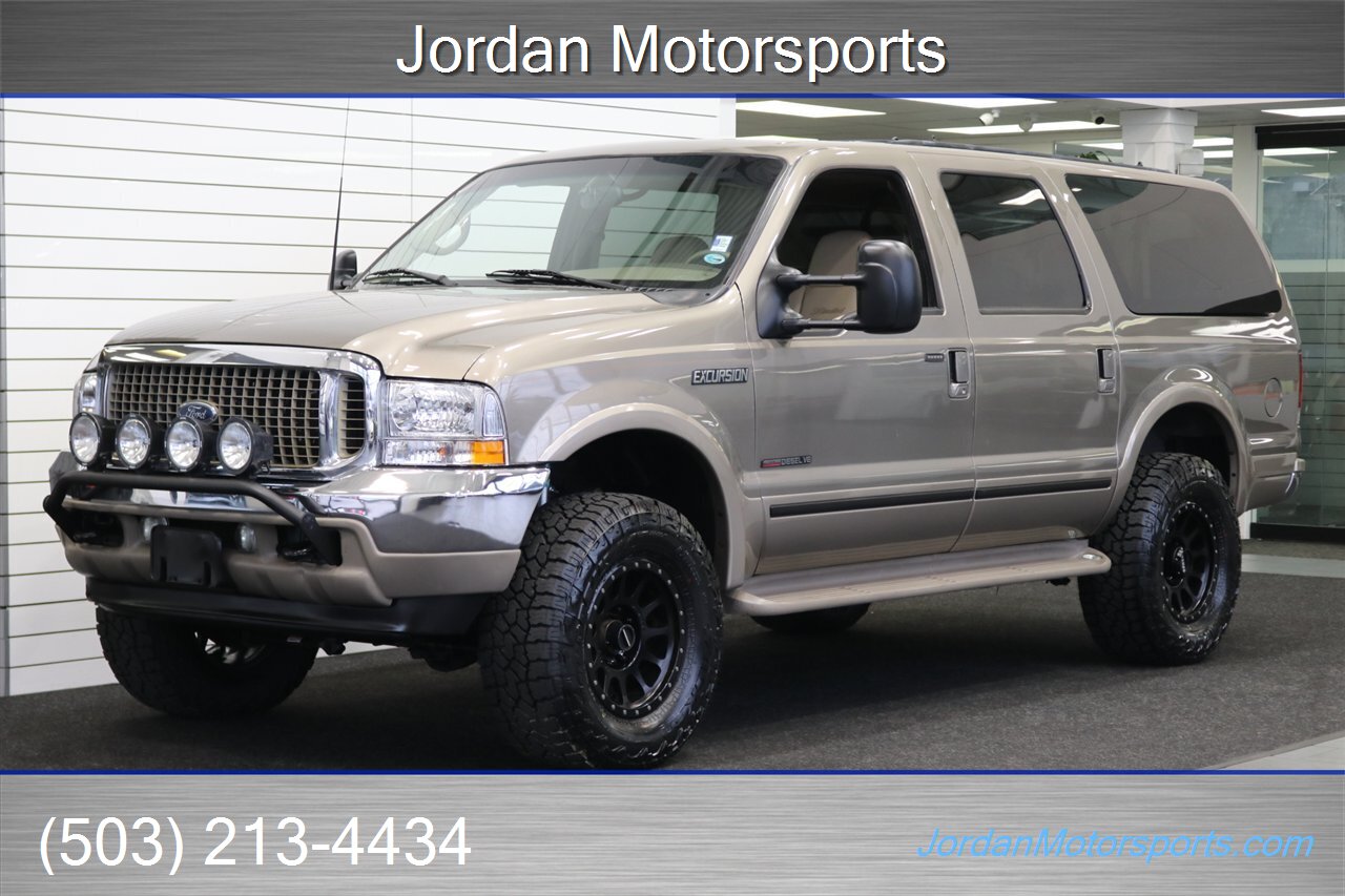 2002 Ford Excursion Limited  CALIFORNIA EXCURSION SINCE NEW* 100% RUST FREE* BILSTEIN LEVEL KIT W/BILSTEIN 5100 SHOCKS* NEW 35 " FALKEN A/T4w & 20 " METHOD WHEELS* ALL BOOKS & KEYS* FULLY SERVICED - Photo 1 - Portland, OR 97230