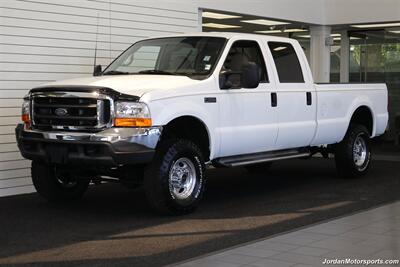 2000 Ford F-350 Super Duty Lariat 4dr Crew Cab  1-OWNER* 71K ORIGINAL MLS* POWERSTROKE 7.3L* NEW 2.5 " BILSTEIN LEVEL KIT W/NEW 35 "BFG KO3 10-PLYS* 0-RUST* ALL BOOKS & RECORDS* NEW BRAKES-ROTORS-CALIPERS-FLUIDS-DOOR LOCK ACTUATORS - Photo 3 - Portland, OR 97230