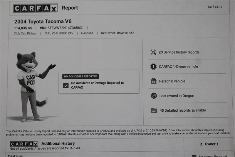 2004 Toyota Tacoma V6  1-OWNER* 100% RUST FREE* NEW 2.5 " BILSTEIN TOYTEC ADJUSTABLE LEVEL LIFT W/ NEW 17 " TRD PROs & 33 " FALKEN A/T4s* TIMING BELT DONE 18K MLS AGO* NEW FLUIDS-AXLES* ALL BOOKS & KEYS & WINDOW STICKER - Photo 47 - Portland, OR 97230