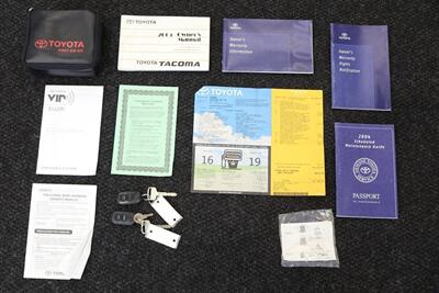 2004 Toyota Tacoma V6  1-OWNER* 100% RUST FREE* NEW 2.5 " BILSTEIN TOYTEC ADJUSTABLE LEVEL LIFT W/ NEW 17 " TRD PROs & 33 " FALKEN A/T4s* TIMING BELT DONE 18K MLS AGO* NEW FLUIDS-AXLES* ALL BOOKS & KEYS & WINDOW STICKER - Photo 21 - Portland, OR 97230