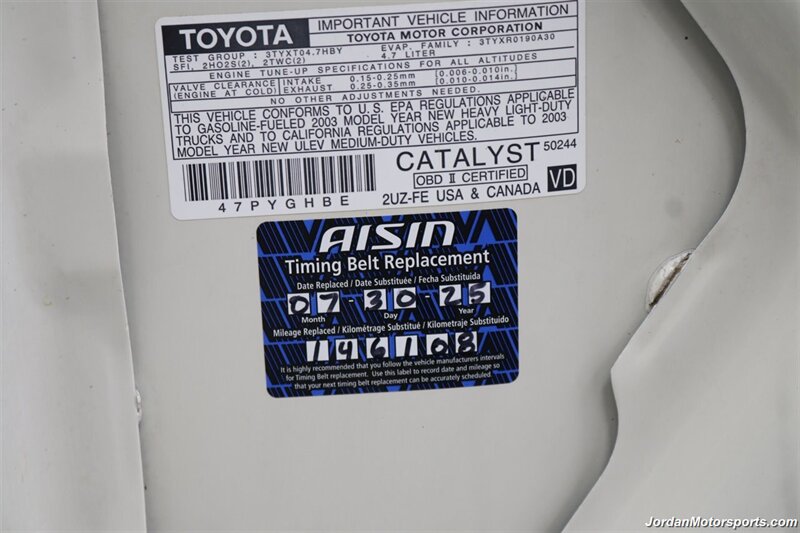 2003 Toyota Tundra SR5  LEATHER* NEW TIMING BELT-WATER PUMP-BRAKES-ROTORS-FLUIDS-FILTERS-AC CHARGE-STEERING RACK* NEW BILSTEIN TOYTEC 2.5 " LEVEL LIFT WITH DIFF DROP* 100% RUST & CORROSION FREE* FACTORY BED LINER* REAR SLIDER - Photo 41 - Portland, OR 97230