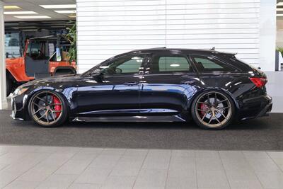 2021 Audi RS 6 Avant 4.0T quattro Avant  22 " VOSSENs S21 * WEISTEC STAGE 3 TUNE* TTE 1020 EA825 TURBOS* EVENTURI CARBONFIBER INTAKE* FULL AKRAPOVIC TITANIUM EXHAUST W/DOWN PIPES & LINK PIPE* CF FLAT BOOTOM STEERING WHEEL W/ PADDLES* - Photo 4 - Portland, OR 97230