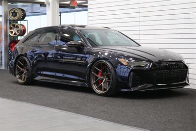 2021 Audi RS 6 Avant 4.0T quattro Avant  22 " VOSSENs S21 * WEISTEC STAGE 3 TUNE* TTE 1020 EA825 TURBOS* EVENTURI CARBONFIBER INTAKE* FULL AKRAPOVIC TITANIUM EXHAUST W/DOWN PIPES & LINK PIPE* CF FLAT BOOTOM STEERING WHEEL W/ PADDLES* - Photo 2 - Portland, OR 97230