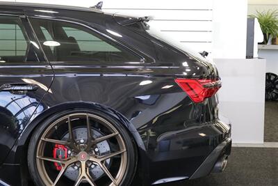 2021 Audi RS 6 Avant 4.0T quattro Avant  22 " VOSSENs S21 * WEISTEC STAGE 3 TUNE* TTE 1020 EA825 TURBOS* EVENTURI CARBONFIBER INTAKE* FULL AKRAPOVIC TITANIUM EXHAUST W/DOWN PIPES & LINK PIPE* CF FLAT BOOTOM STEERING WHEEL W/ PADDLES* - Photo 32 - Portland, OR 97230