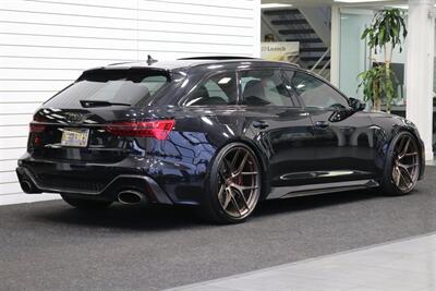 2021 Audi RS 6 Avant 4.0T quattro Avant  22 " VOSSENs S21 * WEISTEC STAGE 3 TUNE* TTE 1020 EA825 TURBOS* EVENTURI CARBONFIBER INTAKE* FULL AKRAPOVIC TITANIUM EXHAUST W/DOWN PIPES & LINK PIPE* CF FLAT BOOTOM STEERING WHEEL W/ PADDLES* - Photo 7 - Portland, OR 97230