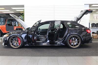 2021 Audi RS 6 Avant 4.0T quattro Avant  22 " VOSSENs S21 * WEISTEC STAGE 3 TUNE* TTE 1020 EA825 TURBOS* EVENTURI CARBONFIBER INTAKE* FULL AKRAPOVIC TITANIUM EXHAUST W/DOWN PIPES & LINK PIPE* CF FLAT BOOTOM STEERING WHEEL W/ PADDLES* - Photo 10 - Portland, OR 97230