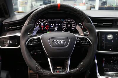 2021 Audi RS 6 Avant 4.0T quattro Avant  22 " VOSSENs S21 * WEISTEC STAGE 3 TUNE* TTE 1020 EA825 TURBOS* EVENTURI CARBONFIBER INTAKE* FULL AKRAPOVIC TITANIUM EXHAUST W/DOWN PIPES & LINK PIPE* CF FLAT BOOTOM STEERING WHEEL W/ PADDLES* - Photo 23 - Portland, OR 97230