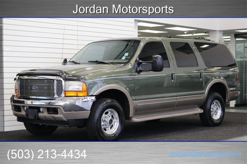 2001 Ford Excursion Limited  2-OWNER* 100% RUST FREE* FULLY LOADED LIMITED 7.3L* 4X4* FRESH FULL SERVICE W/ NEW BRAKES-ROTORS-CALIPERS* COOLANT FLUSH* AC CHARGE* NEW TIRES* ALL BOOKS & KEYS* 100% RUST & CORROSION FREE