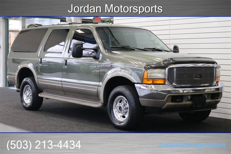 2001 Ford Excursion Limited  2-OWNER* 100% RUST FREE* FULLY LOADED LIMITED 7.3L* 4X4* FRESH FULL SERVICE W/ NEW BRAKES-ROTORS-CALIPERS* COOLANT FLUSH* AC CHARGE* NEW TIRES* ALL BOOKS & KEYS* 100% RUST & CORROSION FREE