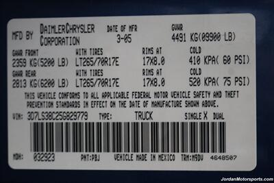 2005 Dodge Ram 3500 SLT  NEW $13K LONG BLOCK WITH ARP HEAD STUDS & NEW INJECTORS W/ PAPERWORK* LONG BED BIG HORN 1-TON* ALL NEW FLUIDS-BATTERIES-AC RECHARGE-BELTS* 100% RUST FREE* LINEX BED LINER* ALL BOOKS AND MANUALS* - Photo 93 - Portland, OR 97230