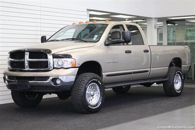 2005 Dodge Ram 3500 SLT 4dr Quad Cab  1-OWNER 100% RUST & CORROSION FREE* 5.9L HIGH OUTPUT CUMMINS* NEVER HAD 5TH WHEEL OR GOOSENECK* NEW 3 "BILSTEIN 5100 LEVEL LIFT W/NEW 35 " BFG KO3 10-PLYs* LEATHER LONG BED - Photo 3 - Portland, OR 97230