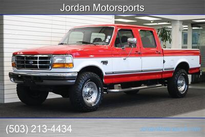 1996 Ford F-250 XLT  1-OREGON OWNER* 0-RUST* CREW CAB SHORT BED* 5-SPEED MANUAL* NEW 33