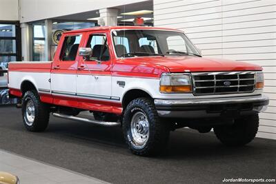 1996 Ford F-250 XLT  1-OREGON OWNER* 0-RUST* CREW CAB SHORT BED* 5-SPEED MANUAL* NEW 33