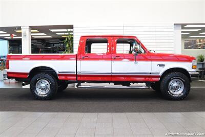 1996 Ford F-250 XLT  1-OREGON OWNER* 0-RUST* CREW CAB SHORT BED* 5-SPEED MANUAL* NEW 33 "BFG KO3 10-PLYs* ALL ORIGINAL IN 100% EXCELLENT CONDITION* COLLECTOR QUALITY* ALL BOOKS & WINDOW STICKER - Photo 4 - Portland, OR 97230