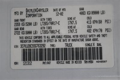 2003 Dodge Ram 2500 SLT 4dr Quad Cab SLT  1-OWNER* 6-SPEED MANUAL NV5600* 5.9L HO* 100% RUST FREE* NEW 3 "LEVEL KIT W/ NEW 35 " BFG KO3 12-PLY* NEW 17 "PRO COMPS* FULLY SERVICED* LIKE NEW IN & OUT* FULL PAINT MATCH BUMPERS-GRILLE - Photo 92 - Portland, OR 97230