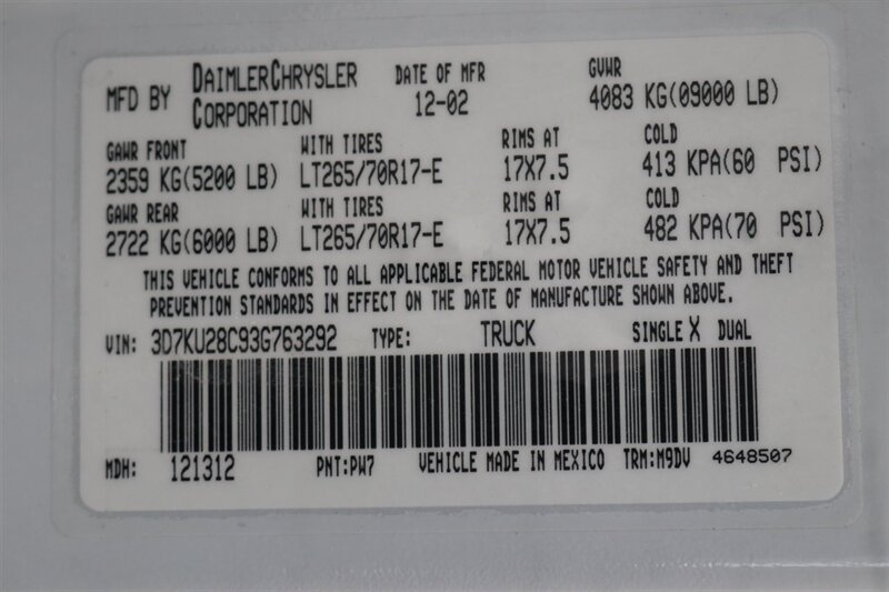 2003 Dodge Ram 2500 SLT 4dr Quad Cab SLT  1-OWNER* 6-SPEED MANUAL NV5600* 5.9L HO* 100% RUST FREE* NEW 3 "LEVEL KIT W/ NEW 35 " BFG KO3 12-PLY* NEW 17 "PRO COMPS* FULLY SERVICED* LIKE NEW IN & OUT* FULL PAINT MATCH BUMPERS-GRILLE - Photo 92 - Portland, OR 97230