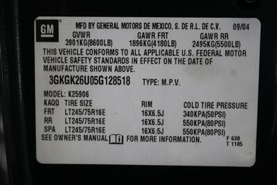 2005 GMC Yukon 2500 SLE  9-PASSENGER* 4X4* 100% RUST FREE* 6.0L VORTEC* NEW 2.5 "LEVEL KIT W/NEW 33 " BFG KO3 10-PLYS* FULL FRESH SERVICE W/ NEW FLUIDS* REAR AIR* SHOWS LIKE NEW* NO PETS / NON-SMOKER* 2-KEYS - Photo 43 - Portland, OR 97230