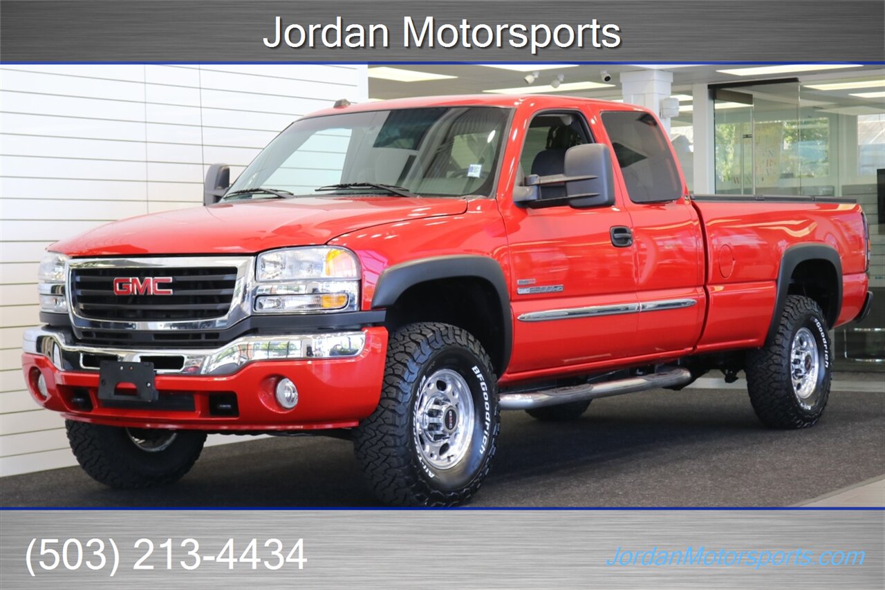 2005 GMC Sierra 2500 SLE 1 OREGON OWNER 6.6L DURAMAX LLY ONLY 90K ORIGINAL MILES 100% RUST FREE LWB 4WD NEW BILSTEIN SHOCK FRESH SERVICE NEW BFG K03 - Photo 1 - Portland, OR 97230
