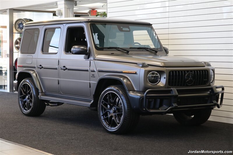 2025 Mercedes-Benz AMG G 63  1-OWNER* FULL PPF ON FRONT NOSE* MONZA GREY MAGNO-CARBON FIBER INTERIOR TRIM-22 " AMG WHEELS-EXCLUSIVE INTERIOR PLUS-AMG NIGHT PACKAGE MAGNOAMG PERFORMANCE STEERING WHEEL-BLACK MAGNO ROOF* - Photo 2 - Portland, OR 97230