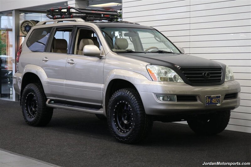 2004 Lexus GX  0-RUST* NEW OVERLAND PKG W/BILSTEIN TOYTEC FRONT SUSPENSION UPGRADE & IRON MAN REAR COILS & AIRBAG DELETE* NEW TIMING BELT-WATER PUMP FULL SERVICE* METHOD WHEELS FALKEN AT3 TIRES* TYGER ROOF BASKET
