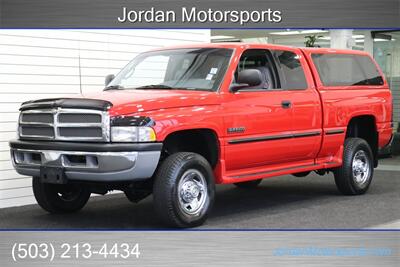 1998 Dodge Ram 2500 Laramie SLT  1-OWNER* 5-SPEED MANUAL* NEVER HAD 5TH WHEEL OR GOOSENECK* LARAMIE* SHORT BED 4X4* 1-OWNER* LEER CANOPY* EDGE TUNER* 100% STOCK* ALL BOOKS & KEYS - Photo 1 - Portland, OR 97230