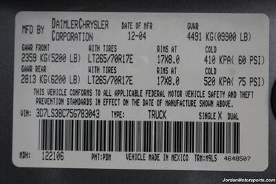 2005 Dodge Ram 3500 SLT 6-SPEED MANUAL 5.9L* NEVER HAD 5TH WHEEL OR GOOSNECK* FULL FRONT END SUSPENSION NEW REBUILD* CARLI 3 "LEVEL LIFT W/BILSTEIN 5100 SHOCKS* 34 " TOYO A/T III 10-PLYS* LEER CANOPY* LINEX BED LINER - Photo 94 - Portland, OR 97230