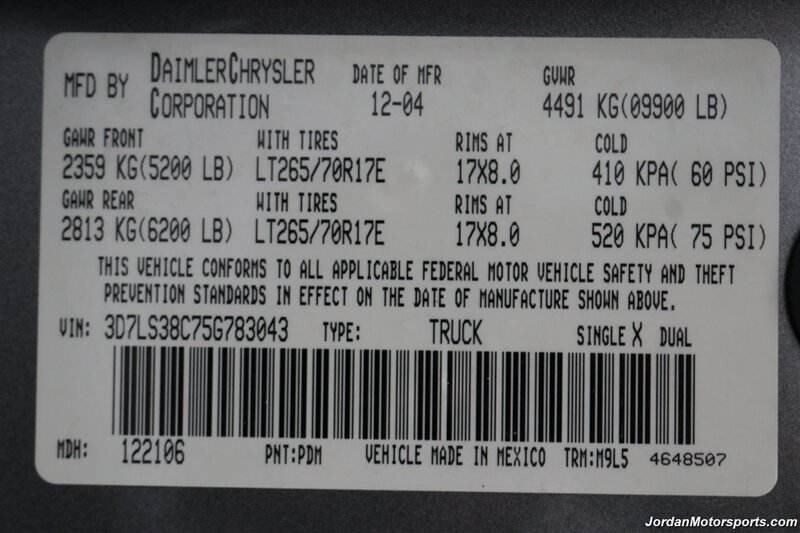 2005 Dodge Ram 3500 SLT 6-SPEED MANUAL 5.9L* NEVER HAD 5TH WHEEL OR GOOSNECK* FULL FRONT END SUSPENSION NEW REBUILD* CARLI 3 "LEVEL LIFT W/BILSTEIN 5100 SHOCKS* 34 " TOYO A/T III 10-PLYS* LEER CANOPY* LINEX BED LINER - Photo 94 - Portland, OR 97230
