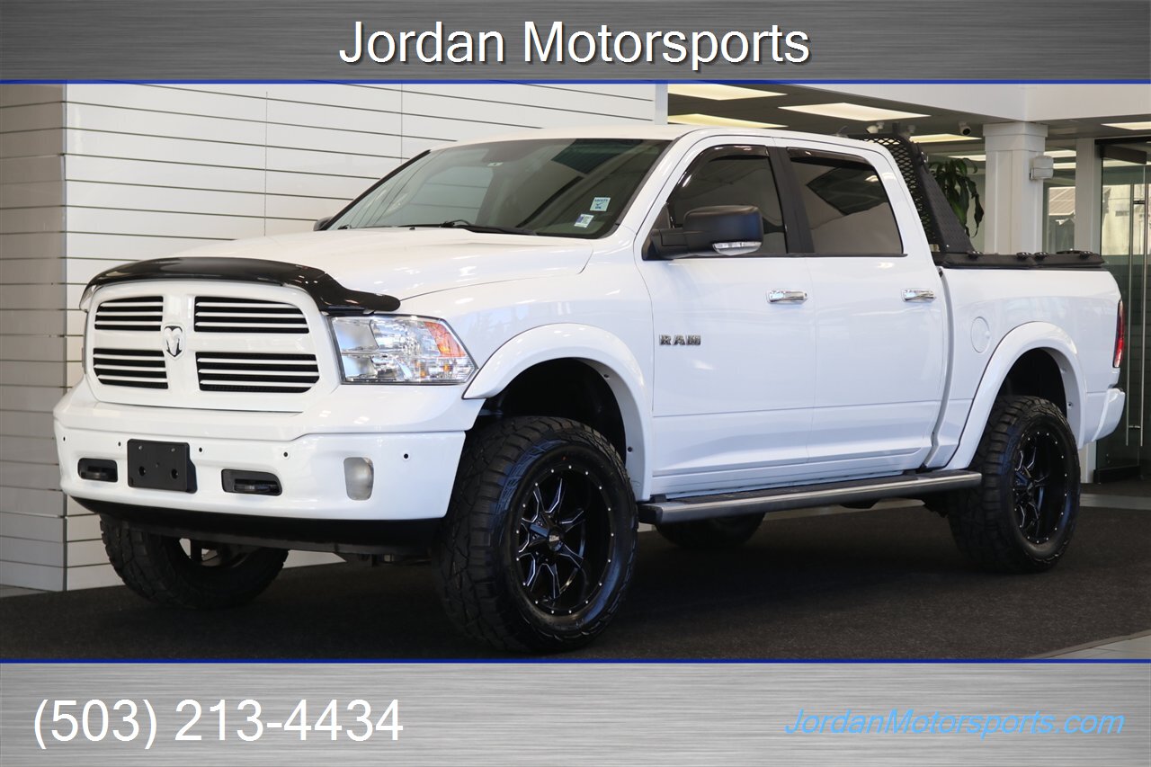 2014 RAM 1500 Lone Star  1-OWNER* NAVIGATION* BACK UP CAMERA* LIFTED* NEW 35 " TIRES & 20 "MOTO METAL WHEELS* BUMPERS-FLARES-FRONT GRILL PAINT MATCHED* DIAMOND BACK TONNEAU COVER* HEATED SEATS & STEERING WHEEL* AMERICAN TRUCK - Photo 1 - Portland, OR 97230