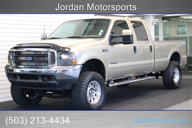 2000 Ford F-250 XLT  6SP MANUAL NEW SOUTH BEND CLUTCH  CALIFORNIA TRUCK LOW MILEAGE CREW CAB LWB LIFTED ZERO RUST CLEAN HISTORY NEW BRAKES 7.3L POWERSTROKE DIESEL