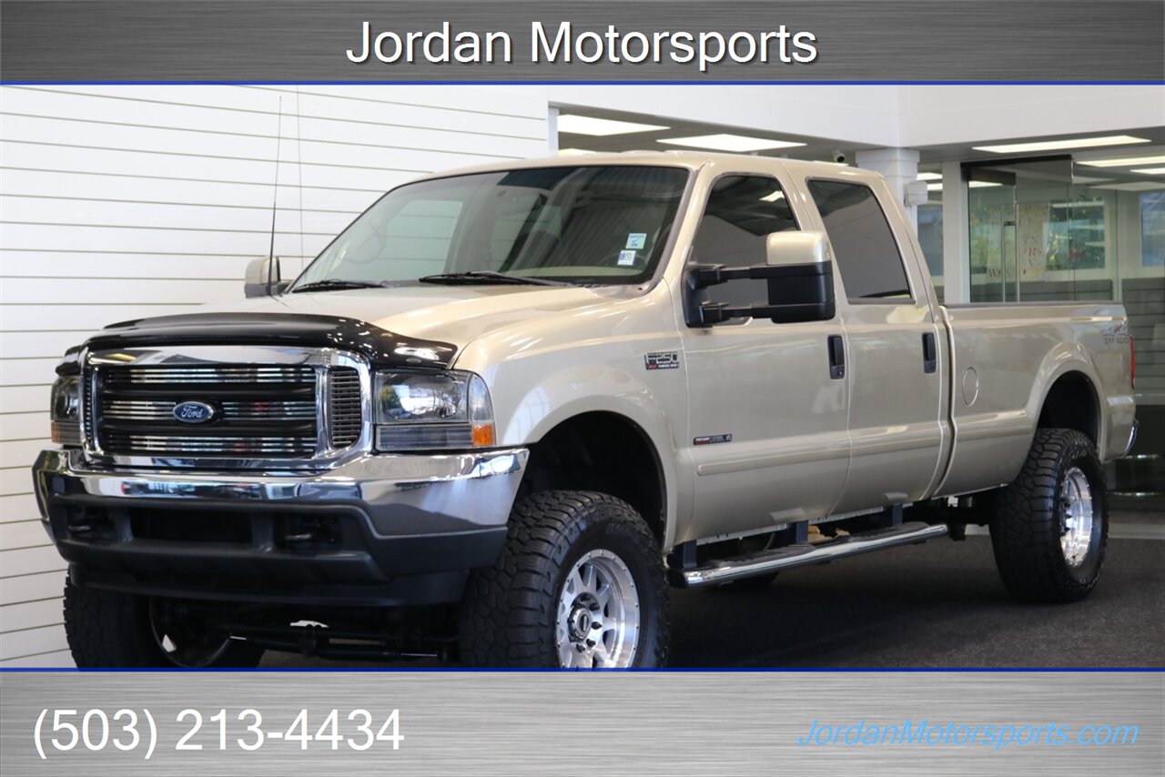 2000 Ford F-250 XLT 6SP MANUAL NEW SOUTH BEND CLUTCH CALIFORNIA TRUCK LOW MILEAGE CREW CAB LWB LIFTED ZERO RUST CLEAN HISTORY NEW BRAKES 7.3L POWERSTROKE DIESEL - Photo 1 - Portland, OR 97230