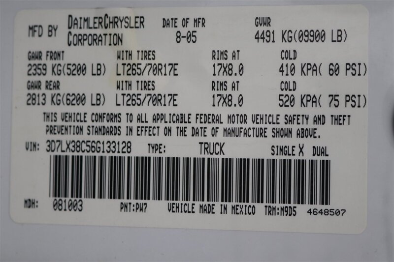 2006 Dodge Ram 3500 SLT  NEW 3 " CARLI LEVEL KIT W/ NEW 35 " BFG KO3 12-PLYs* 100% RUST FREE* NEVER HAD GOOSE NECK OR 5TH WHEEL* 6-SPEED MANUAL 5.9L HO* IN NEW CONDITION 100%* ALL ORIGINAL BOOKS & MANUALS & 2-KEYS* SERVICED - Photo 94 - Portland, OR 97230