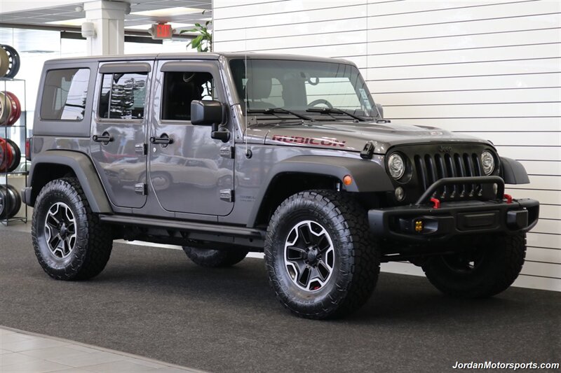 2017 Jeep Wrangler Rubicon Hard Rock  HARD ROCK RUBICON W/ 6-SPEED MANUAL TRANSMISSION* 2 " TERRA FLEX W/ FOX SHOCKS* NEW 35 " TOYO A/T III TIRES* ROCK SLIDERS* ALL LED LIGHT UPGRADE PKG* ALL BOOKS & KEYS - Photo 2 - Portland, OR 97230