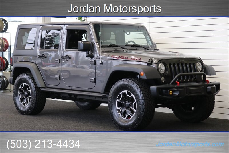 2017 Jeep Wrangler Rubicon Hard Rock  HARD ROCK RUBICON W/ 6-SPEED MANUAL TRANSMISSION* 2