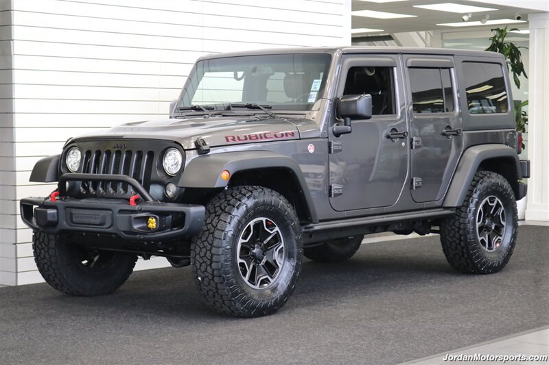 2017 Jeep Wrangler Rubicon Hard Rock  HARD ROCK RUBICON W/ 6-SPEED MANUAL TRANSMISSION* 2 " TERRA FLEX W/ FOX SHOCKS* NEW 35 " TOYO A/T III TIRES* ROCK SLIDERS* ALL LED LIGHT UPGRADE PKG* ALL BOOKS & KEYS - Photo 3 - Portland, OR 97230