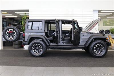2017 Jeep Wrangler Rubicon Hard Rock  HARD ROCK RUBICON W/ 6-SPEED MANUAL TRANSMISSION* 2 " TERRA FLEX W/ FOX SHOCKS* NEW 35 " TOYO A/T III TIRES* ROCK SLIDERS* ALL LED LIGHT UPGRADE PKG* ALL BOOKS & KEYS - Photo 11 - Portland, OR 97230
