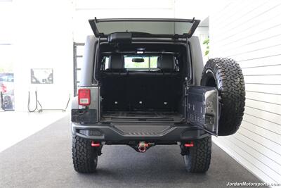 2017 Jeep Wrangler Rubicon Hard Rock  HARD ROCK RUBICON W/ 6-SPEED MANUAL TRANSMISSION* 2 " TERRA FLEX W/ FOX SHOCKS* NEW 35 " TOYO A/T III TIRES* ROCK SLIDERS* ALL LED LIGHT UPGRADE PKG* ALL BOOKS & KEYS - Photo 17 - Portland, OR 97230