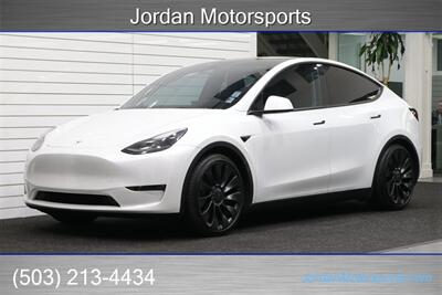 2023 Tesla Model Y Performance  1-OWNER* PERFORMANCE PKG* NEW MICHELIN PILOT SPORT TIRES* FULL FRONT XPEL PPF* FULL NANO XPEL TINT FILM* 2 KEYS-CHARGER-ADAPTERS-PUMP* 0-ACCIDENTS* NON-SMOKER* UNDER FACTORY WARRANTY - Photo 1 - Portland, OR 97230