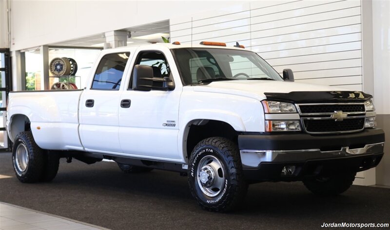 2007 Chevrolet Silverado 3500 Classic LT1  ONLY 1 OWNER LBZ DURAMAX 6SP ALLISON GMC SIERRA DUALLY CREW CAB LWB DRW 122K MILES 2006 2007 CLASSIC