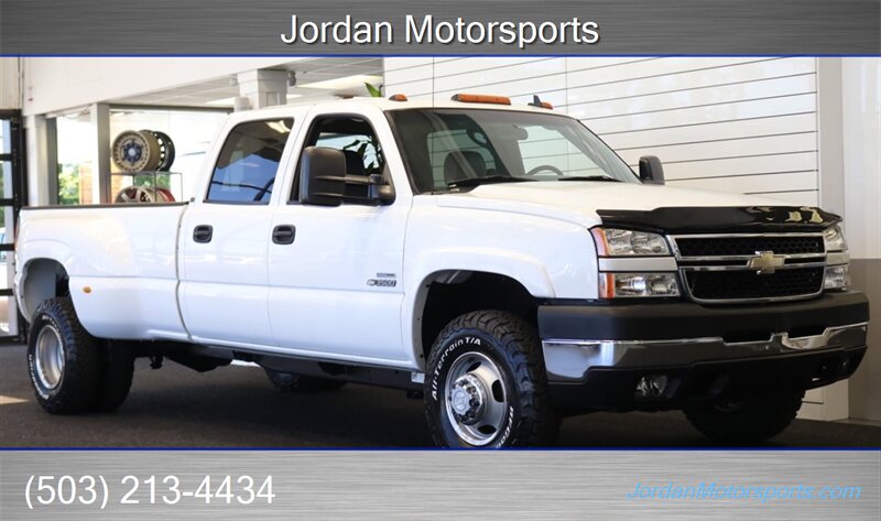 2007 Chevrolet Silverado 3500 Classic LT1  ONLY 1 OWNER LBZ DURAMAX 6SP ALLISON GMC SIERRA DUALLY CREW CAB LWB DRW 122K MILES 2006 2007 CLASSIC