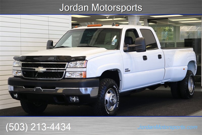 2007 Chevrolet Silverado 3500 Classic LT1  ONLY 1 OWNER LBZ DURAMAX 6SP ALLISON GMC SIERRA DUALLY CREW CAB LWB DRW 122K MILES 2006 2007 CLASSIC