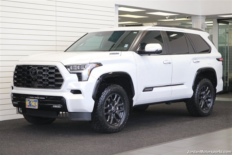 2024 Toyota Sequoia Platinum  1-OWNER* NEW 2.25 " WESTCOTT LEVEL LIFT* NEW 35 "FALKEN WILDPEAKS AT4 TIRES* PANORAMIC ROOF* POWER RUNNING BOARDS* REAR CAPTAINS* CERAMIC COATED INSIDE & OUTSIDE* CLEAR BRA PPF FRONT END* ALL KEYS - Photo 3 - Portland, OR 97230