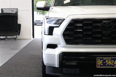 2024 Toyota Sequoia Platinum  1-OWNER* NEW 2.25 " WESTCOTT LEVEL LIFT* NEW 35 "FALKEN WILDPEAKS AT4 TIRES* PANORAMIC ROOF* POWER RUNNING BOARDS* REAR CAPTAINS* CERAMIC COATED INSIDE & OUTSIDE* CLEAR BRA PPF FRONT END* ALL KEYS - Photo 37 - Portland, OR 97230